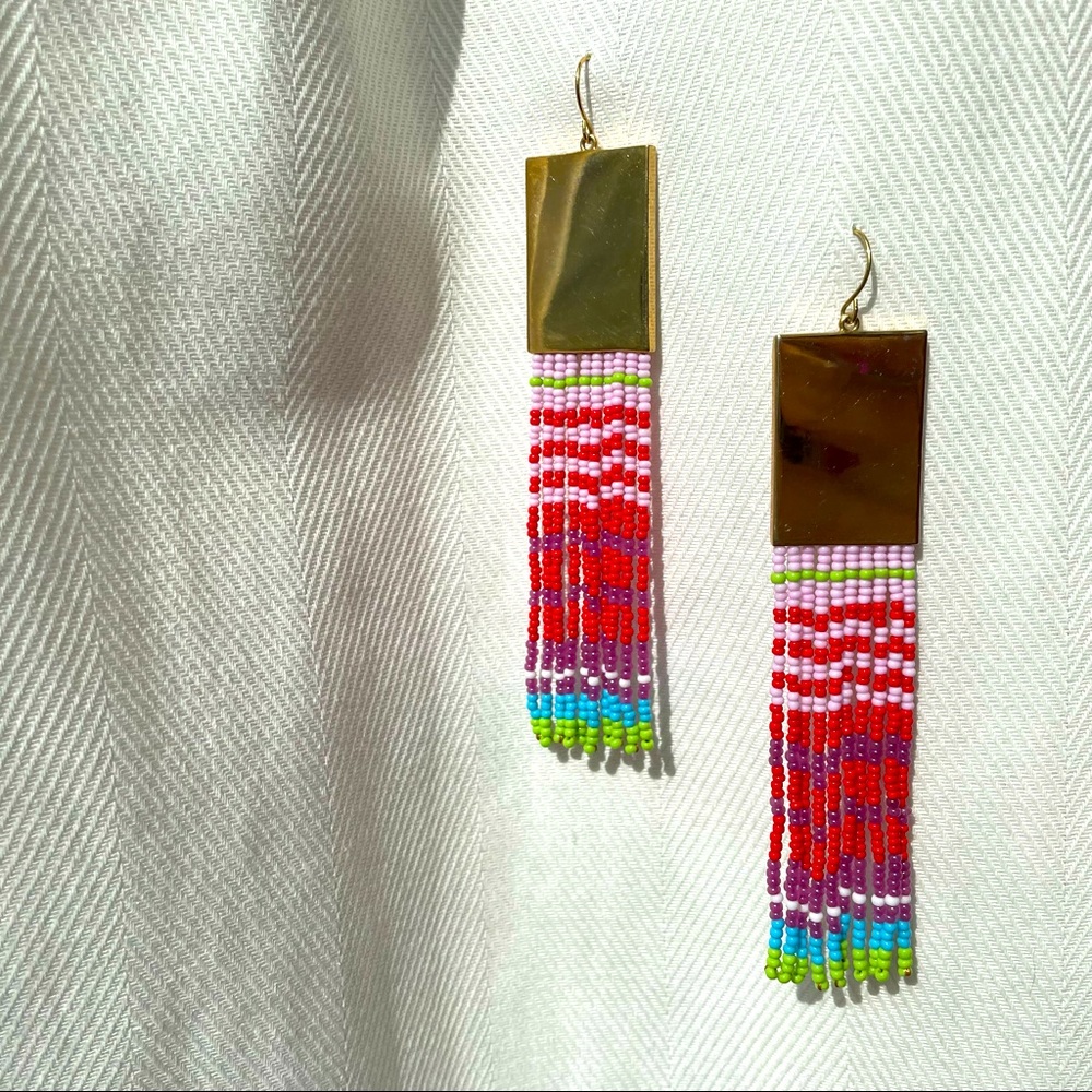 nOir Jewelry Beaded Earrings